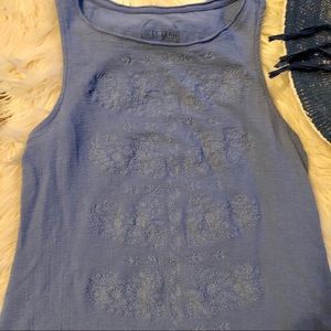 Lucky Brand Tops - Lucky Brand S/P 100% cotton tank top high/low Lucky Brand Tops - Lucky Brand S/P 100% cotton tank top high/low